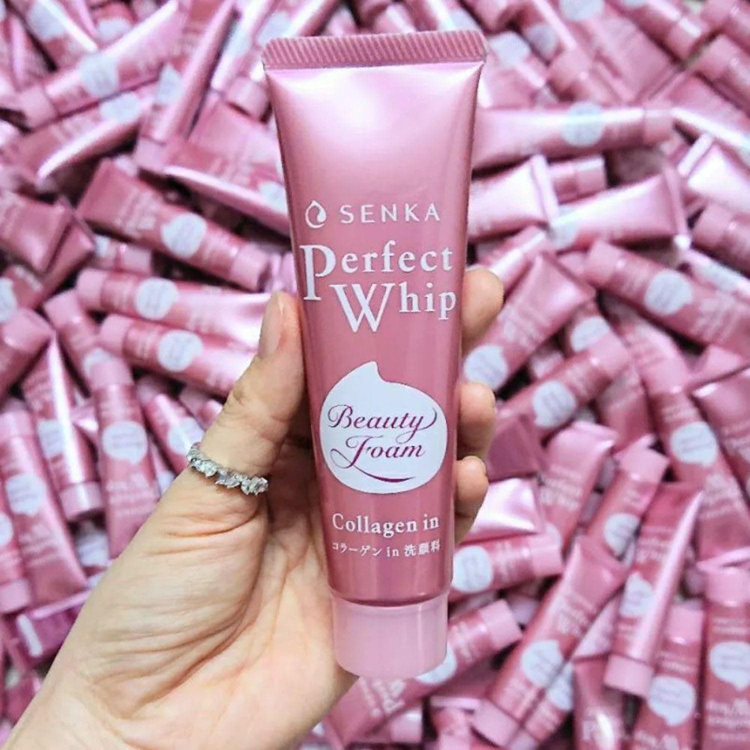SENKA - Perfect Whip Collagen In - Espuma de Limpeza Facial 50g thumbnail 8