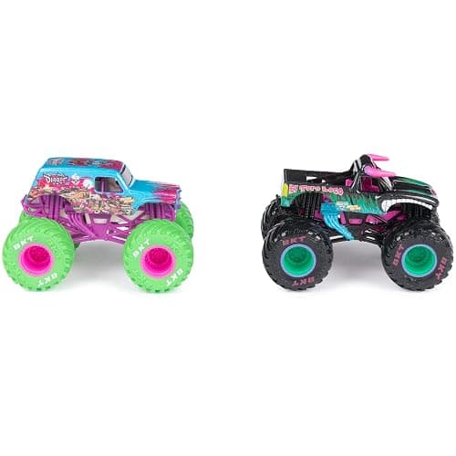 Monster Jam, Official Nitro Neon, Son-uva Digger Vs. El Toro Loco, 1:64 Scale Die-Cast Monster Trucks, Kids Toys for Boys Ages 3 and up thumbnail 7