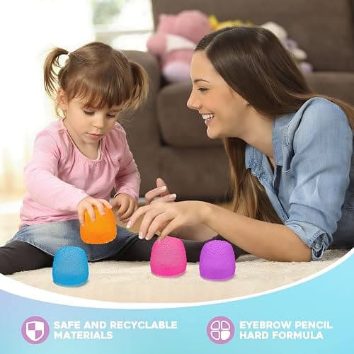 Squishy Fidget Toys Stress for Kids and Adults, Super Solid Squeeze Ball, Sensory for Stress Relief, Birthday, Easter Basket Stuffers and Party Favors(Pink) thumbnail 8