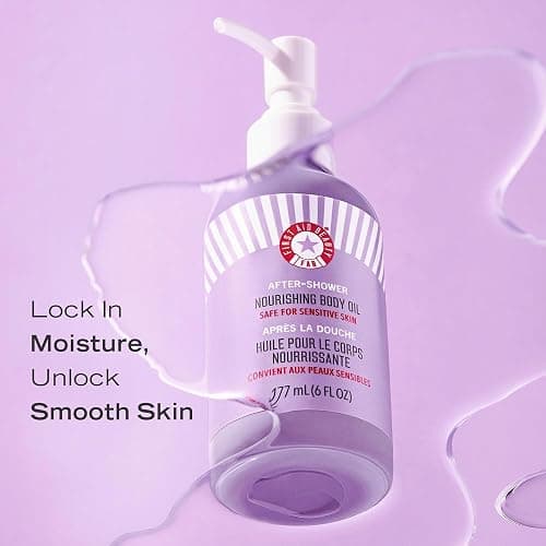 First Aid Beauty - After-Shower Nourishing Body Oil, Hydrates Skin & Locks In Moisture with Skin-Loving Lipids Jojoba Seed and Grapeseed Oil, Safe for Sensitive Skin, 6 oz thumbnail 3