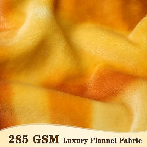 mermaker Waffles Blanket 2.0 Double Sided 71 inches for Adult and Kids, Novelty Realistic Waffles Food Throw Blanket, 285 GSM Soft Flannel Blanket thumbnail 4