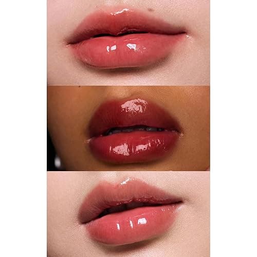 Flower Knows Shell's Jewel Nourishing Lip Glaze,Hydrating Lip Gloss with Hyaluronic,Moisturizing Plumping Oil,Non-Sticky Formula,0.16 fl.oz(P09 Coral Conch) thumbnail 5