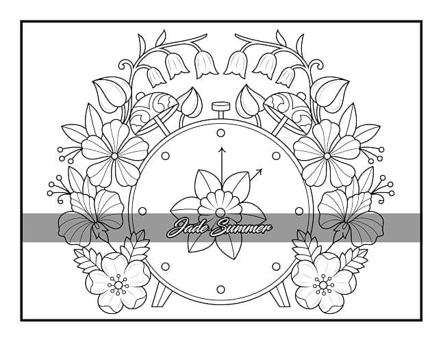 100 Flowers: An Adult Coloring Book with Bouquets, Wreaths, Swirls, Patterns, Decorations, Inspirational Designs, and Much More! thumbnail 77