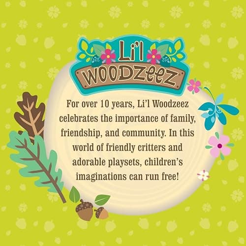 Li’l Woodzeez – Animal Figurines – Toy Cat – Collectible Figurines – Figurine Playset for Kids – 3+ Years– The Whiskerelli Cats thumbnail 9