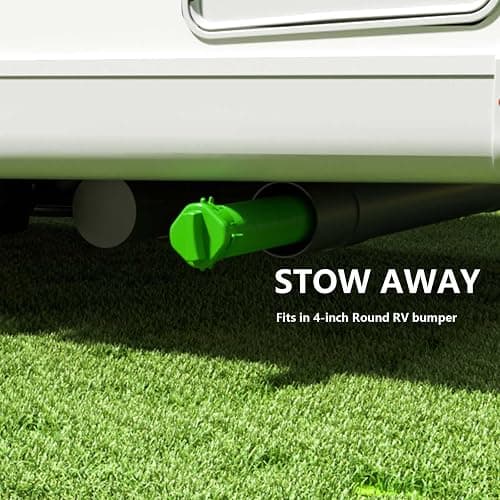 AVERONR 20 FT Extra Long Sewer Hose for RV Camper - Heavy Duty Sewage Hose with 2 Caps - TEP Material Resists Crushing Odor-Proof and Leak-Proof (20-Ft) thumbnail 6