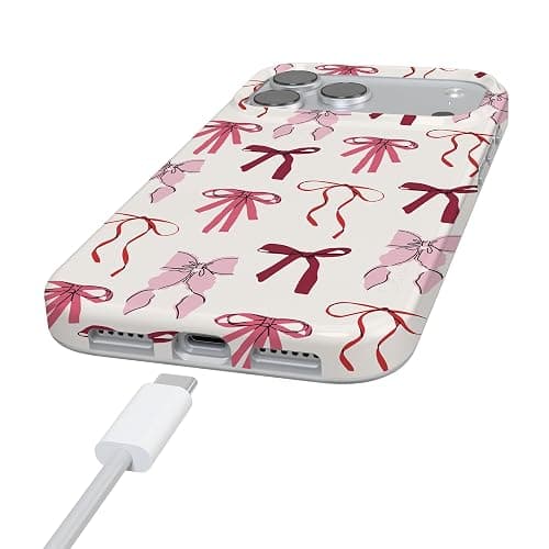 Casely iPhone 17 Pro Case | Lover Girlie | Pink Bows | Compatible with MagSafe | Classic Ultra Slim Design thumbnail 6