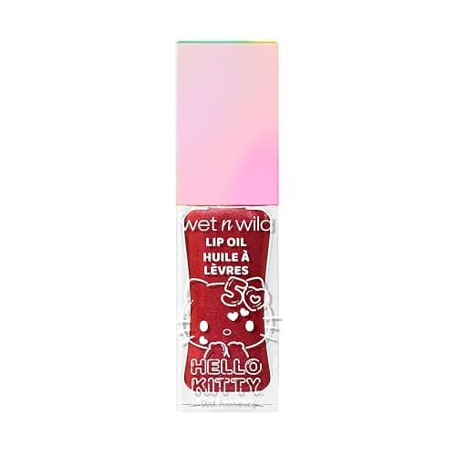 wet n wild Hello Kitty Glitter Lip Oil, New 10 Oil Infused Formula, Warm Apple Pie Lightly Scented, Sparkly Bold Colors, Cruelty-Free & Vegan - Magic Apple thumbnail 5