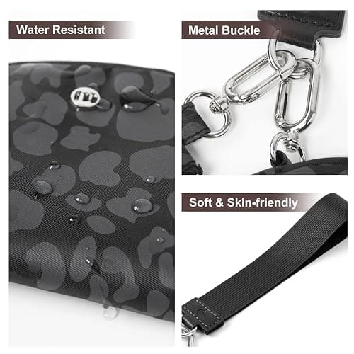 Keychain Wallet Mini Zip Around Wristlet Wallets for Women Detachable Dual Pouch Wristlet Portable Coin Purse Small Wallets thumbnail 5