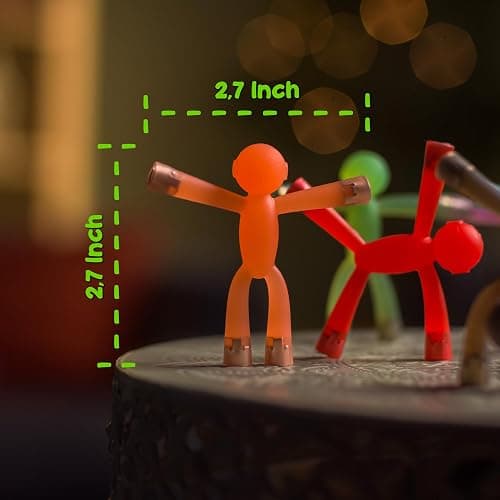 Boxgear Magnet Men – 10-Piece Magnetic Travel Toy: Magnetic Kids Toys, Road Trip Toys for 1-3 | Easter Basket Stuffers for Kids thumbnail 2