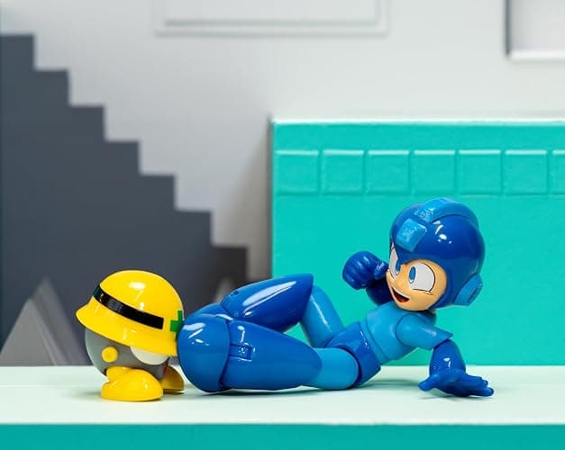 Jada Toys Mega Man Wave 3 Action Figure with Neo Metal Figure 1:12 Deluxe Scale 6" Tall, Fully Articulated, Collector Packaging thumbnail 7