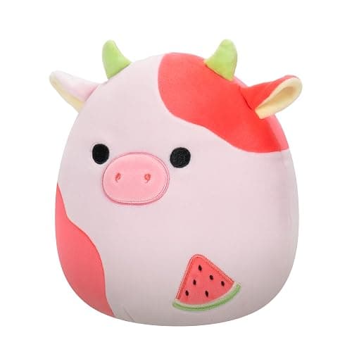 Squishmallows Original 8-Inch Oola Watermelon Scented Cow - Official Jazwares Plush thumbnail 3