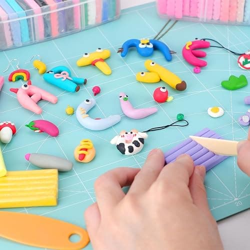 Artme Polymer Clay, 116 Colors Oven Bake Modeling Clay Starter Kits for Kids, Creative Polymer Clay Kit with Sculpting Tools and Jewelry Accessories, Non-Toxic, Ideal DIY Gifts for Adults and Teens thumbnail 2
