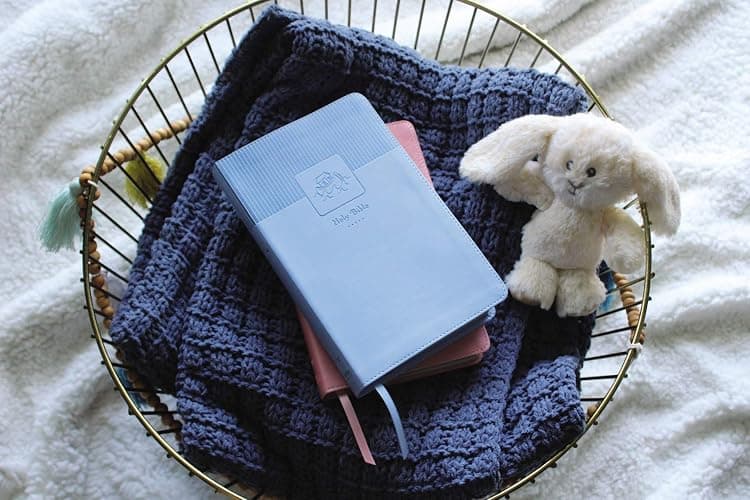 NIV, Baby Gift Bible, Holy Bible, Leathersoft, Pink, Red Letter, Comfort Print: Keepsake Edition thumbnail 10
