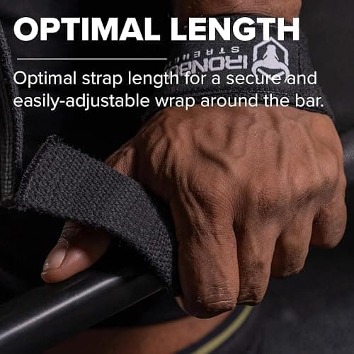 Lifting Wrist Straps for Weightlifting (1 Pair) – Padded Lifting Straps for Deadlifts, Powerlifting, Strength Training & Bodybuilding – Gym Straps for Men & Women thumbnail 7