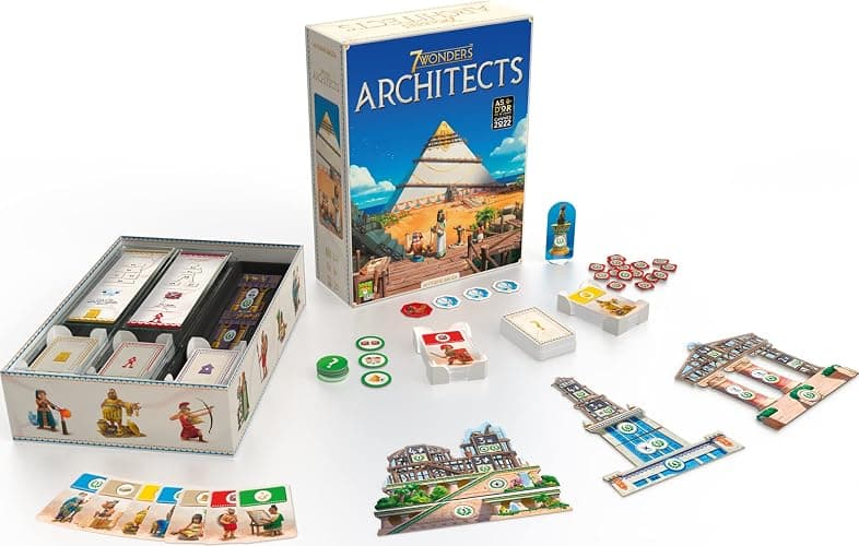 Asmodee - 7 Wonders Architects - Jeu de Société Famille pour Enfants dès 8 Ans - As d'or - Bâtissez Votre Cité Antique Simplifié - 25 Min - 2 à 7 Joueurs -en Français -Repos Production thumbnail 5