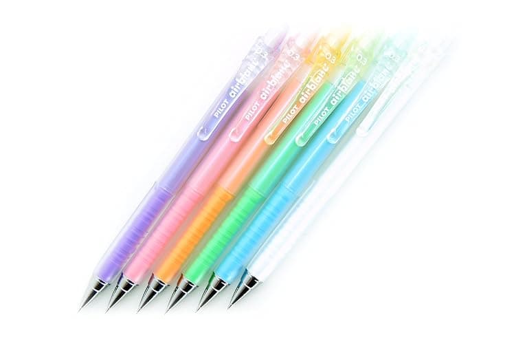 Pilot AirBlanc Mechanical Pencil 0.3mm 6 Color Body(Soft Blue/Green/Pink/Orange/White/Violet) Pens, Sticky Notes Value Set thumbnail 7
