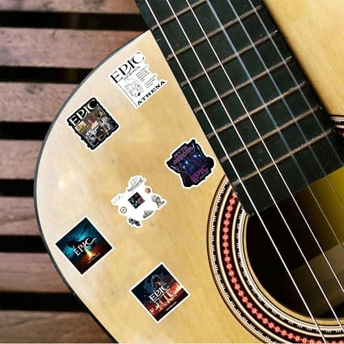 63pcs Epic The Musical Pack, Aesthetic Vinyl Waterproof Sticker Decals for Water Bottle,Laptop,Phone,Skateboard,Scrapbooking,Bumper for Kids Teens Adults for Party Supply Decor Favor… thumbnail 7
