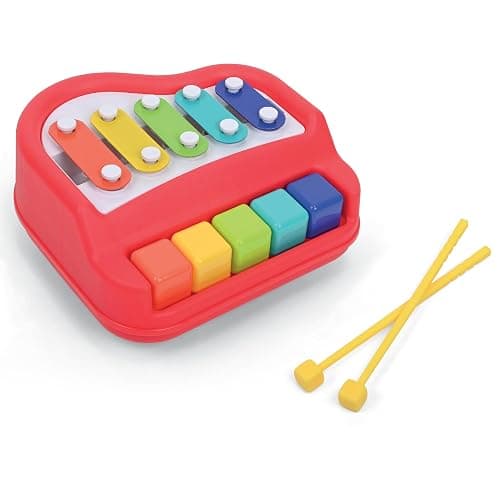 Kidoozie Happy Keys Music Maker - Musical Fun for 12 Months + Toddlers - 2-in-1 Piano & Xylophone! - Image 1