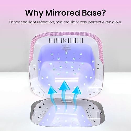 Beetles Uv Nail Lamp Cordless, Flash Cure Lamp for Gel Nails Polish Rechargeable Nail Lamp with 4 Modes Professional Low Heat Uv Led Lamp Nail Art Tools with Bag Manicured thumbnail 6