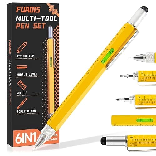 FUAOIS Stocking Stuffers for Adults Men, Christmas Gifts for Men, Mens Gifts for Dad Him Boyfriend Husband, Multifunction Writing Instruments - Image 1