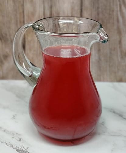 Mexican Hand Blown Glass Pitcher – Natural Clear Design (84 oz) thumbnail 7