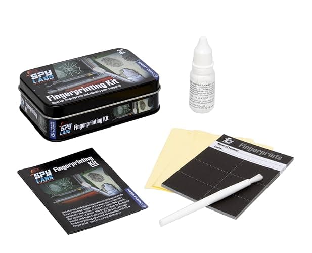 Thames & Kosmos Spy Labs Inc: Fingerprinting Kit Identify, Collect, Analyze Fingerprint Evidence | Essential Tools and Tricks of The Trade from The Detective Gear Experts for Young Investigators thumbnail 4