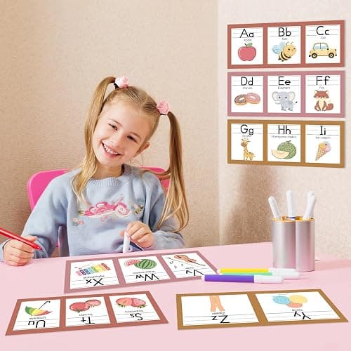 COCHIE Boho Alphabet for Classroom Wall Decorations Kindergarten Preschool, Alphabet Number Line Posters Bulletin Board Set of 12, Back to School ABC Letters Teacher Must Haves Supplies (Boho) thumbnail 4