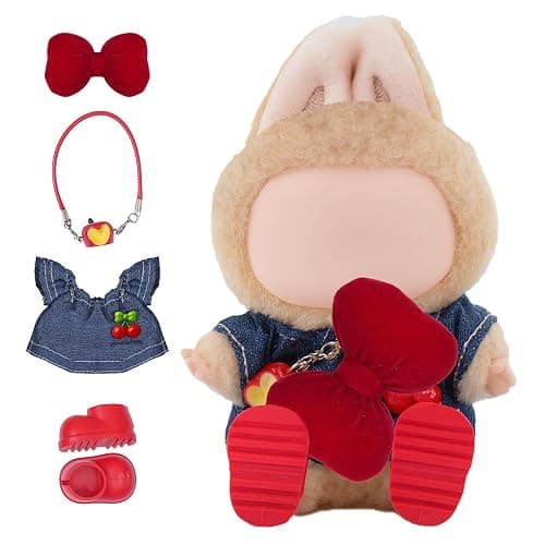 Labubu Cute Doll Clothes for 17 cm Doll Outfits Women Friend Happy Birthday Gift Funny Teen Girl Gifts Trendy Stuff Female Friend Coworker Christmas Xmas Ideas Close BFF Work Unique - Image 1