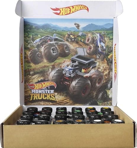 Hot Wheels Monster Trucks, Set of 12 1:64 Scale Die-Cast Toy Trucks for Kids and Collectors, Styles May Vary (Amazon Exclusive) thumbnail 5