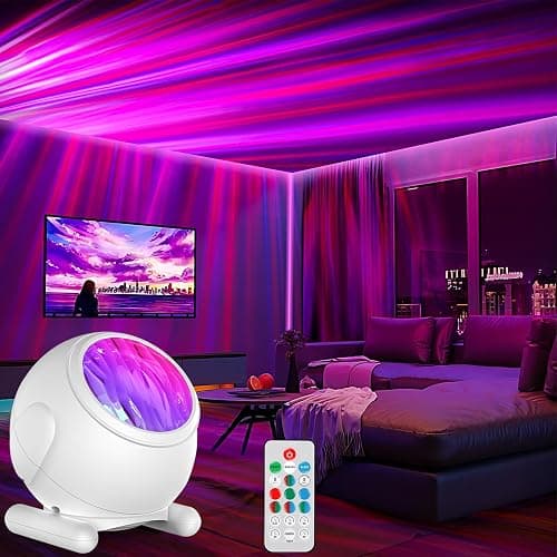 Galaxy Projector Night Light, Northern Lights Projector, Ambient lighting | Room Decor, Led Lights for Bedroom, Remote Aurora Projector, Gifts for Women Teen Girls Party Birthday Christmas - Image 1