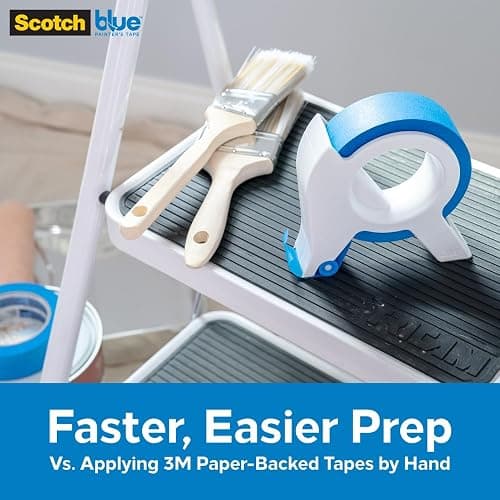 Scotch Blue Painters Tape Applicator, Applies Painter's Tape in One Continuous Strip, Paint Tape Applicator for Trim, Windows and Door Frames, 1.41 Inches x 20 Yards, 1 Starter Roll thumbnail 4