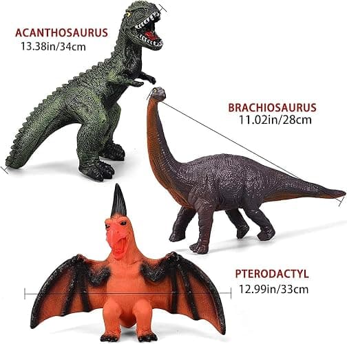 Gzsbaby 6 Piece Jumbo Dinosaur Toys for Kids 3-5 and Toddlers, Large Soft Dinosaur Toys for Lovers - Perfect Party Favors, Birthday Gifts thumbnail 4