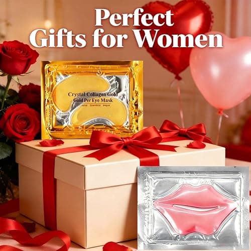 32 Pairs Eye Masks & Lip Mask Set, Moisturizing, 24K Crystal Gel Collagen | Eye Patches Smooth Fine Lines,for Puffy Eyes Dark Circles,Moisturizes Lip Mask,Remove Dead Skin From Lips,Anti-Aging Skincare thumbnail 8