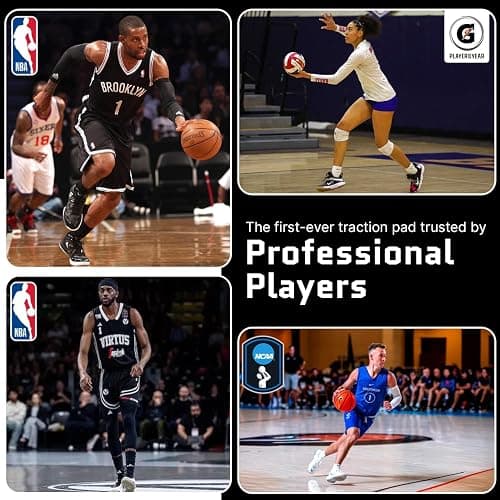 Portable Basketball & Volleyball Sticky Mat by Sola Athletics– Foldable, Reusable, Non-Slip Traction Board for Court Shoe Grip – Perfect for Hardwood Floors –60 Sticky Sheets thumbnail 8