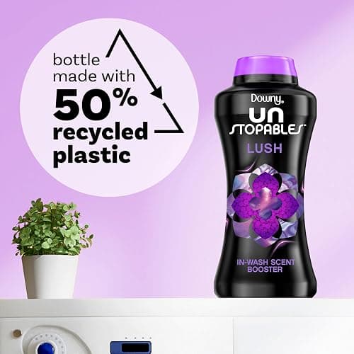 Downy Unstopables In Wash Scent Booster Beads, Lush Scent, 24 oz, Laundry Beads for Odor Protection, Downy Scent Booster Beads, Laundry Scent Boosters thumbnail 8