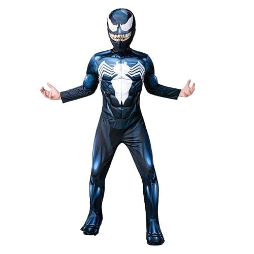Rubies Official Disney Marvel Spider-Man Venom Deluxe Boys Costume, Superhero Fancy Dress Halloween - Image 1