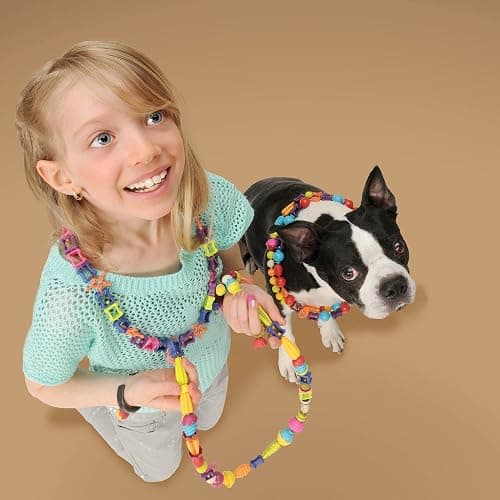 B. toys – Pop Arty! 275 Pieces – Jewlery Making Kit – Creative Pop Snap Bead Set for Kids – DIY Craft Jewelry Making Kit – Necklaces, Rings, Bracelets – 4+ Years thumbnail 2