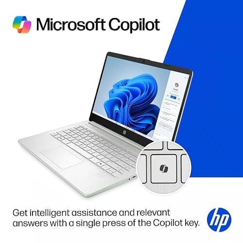 HP 14” Ultra Light Thin Laptop Computer 2026 Premium, MS Office, Copilot AI, 4-Core Intel CPU, 4GB DDR5 RAM, 628GB Storage (128GB UFS+500GB Ext), Long Battery, MarxsolAccessory, Win 11 Pro, Green thumbnail 6