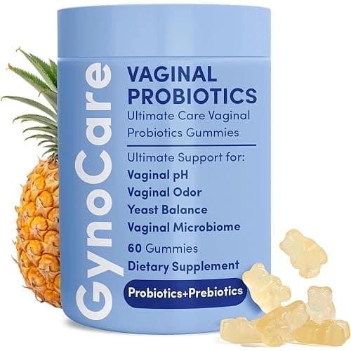 Vaginal Probiotics pH Balance Gummies For Women | Prebiotics and Probiotics for Women | Pineapple gummies for women for ph Balance and Vaginal Health | Vaginal Odor Control 60 Gummies - Image 1