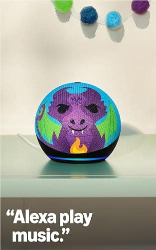 Amazon Echo Dot Kids (newest model) - Designed for kids, with Alexa+ Early Access, parental controls, Includes 1 Year of Amazon Kids+, Owl thumbnail 6