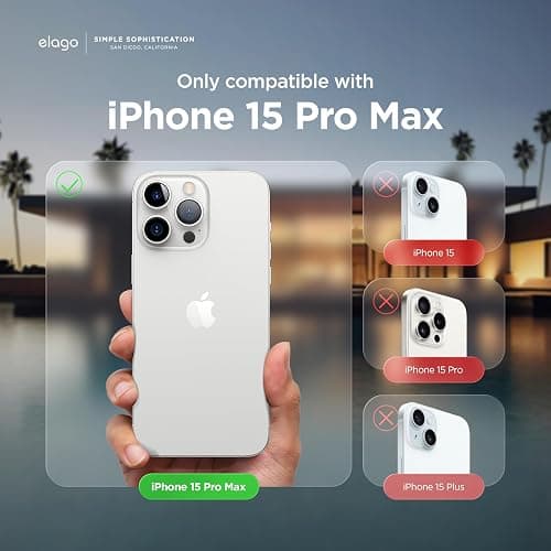 elago Compatible with iPhone 15 Pro Max Case, Liquid Silicone Case, Full Body Protective Cover, Shockproof, Slim Phone Case, Anti-Scratch Soft Microfiber Lining, 6.7 inch (Alpine Green) thumbnail 2