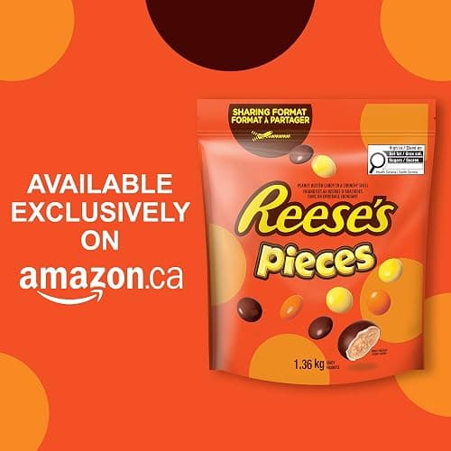 REESE'S Pieces Peanut Butter Bulk Candy, 1.36kg – Colorful Crunchy Candy for Valentine's Gifting & Snacking thumbnail 6