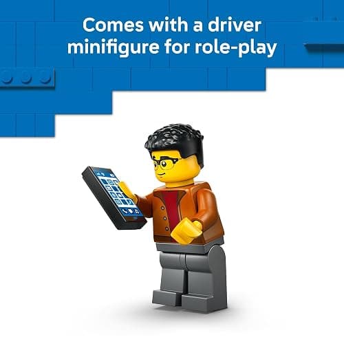 LEGO City EV Supercar Building Toy for Kids - Pretend Play Set for Boys & Girls, Ages 5+ - Sports Car Toy W/Driver Minifigure - Gift Idea for Birthdays - 60486 thumbnail 5
