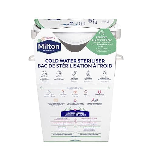 Milton Cold Water Steriliser (White), Packaging may vary - Cold water sterilise thumbnail 3