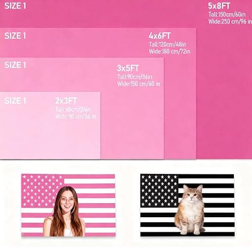 Custom American Flag 3x5 Ft Outdoor Flags & Banners | Custom Flag with Picture, Personalized Image Text Customize Design for Bedroom Garden Outdoor Decor thumbnail 5