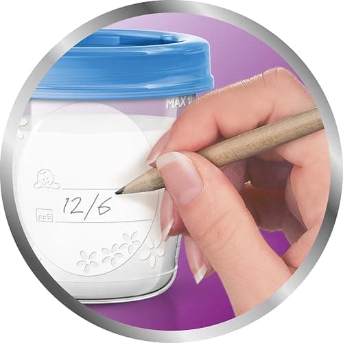 Philips Avent Breast Milk Storage Cups (10x6oz), SCF618/10 thumbnail 4
