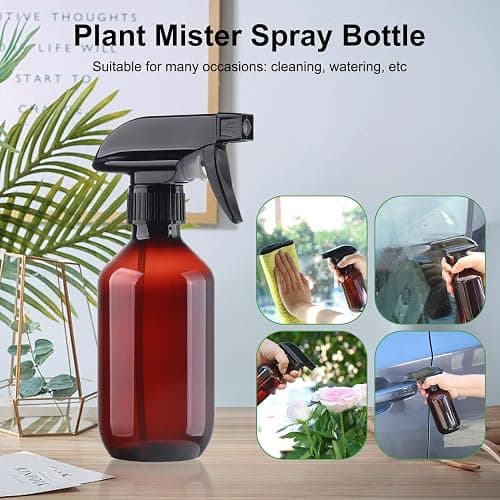 Teyssor Spray Bottles Water Spray Bottle 2 Packs- BPA Free -10 oz/300 ml Plastic Refillable Containers Fine Mist Small Spray Bottle with Adjustable Nozzle for Hair, Cooking, Cleaning thumbnail 6