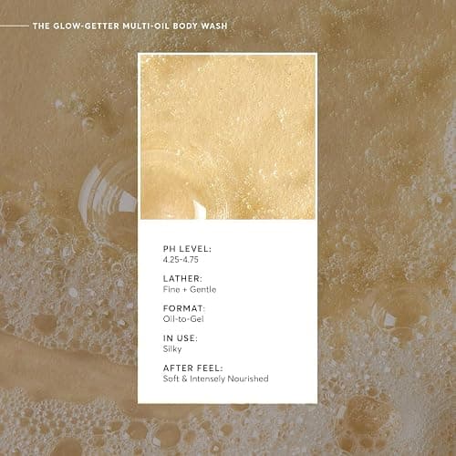 Naturium The Glow Getter Multi-Oil Hydrating Body Wash, Gentle Cleanser | 16.9 FL OZ / 500 ML - Multi-Oil Hydrating thumbnail 3