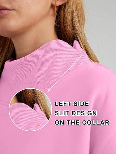 Trendy Queen Womens Oversized Sweatshirts Turtleneck Pullover Long Sleeve Hoodies Tops Fall Fashion Outfits 2025 Clothes thumbnail 6