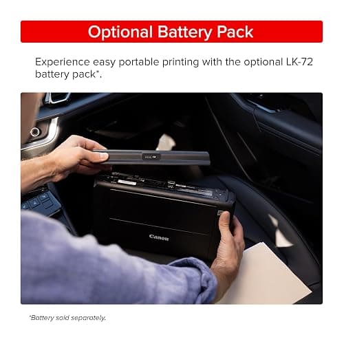 Canon PIXMA TR160 Wireless Portable Lightweight Compact Printer, 50-Sheet Paper Tray and 1.44" Display - Print On-The-Go thumbnail 9